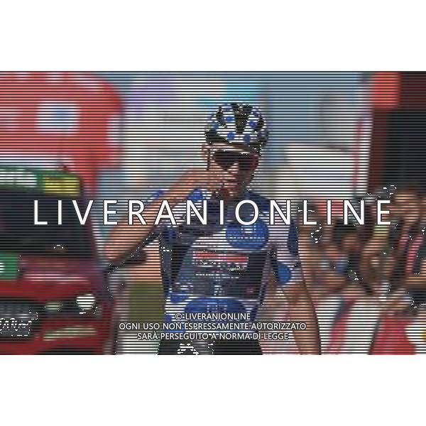 14-09-2023 Vuelta A Espana; Tappa 18 Pola De Allande - La Cruz De Linares; 2023, Soudal - Quickstep; Evenepoel, Remco; La Cruz De Linares; ©SIROTTI/AGENZIA ALDO LIVERANI SAS