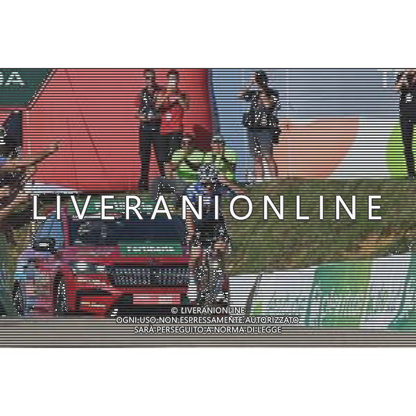 14-09-2023 Vuelta A Espana; Tappa 18 Pola De Allande - La Cruz De Linares; 2023, Soudal - Quickstep; Evenepoel, Remco; La Cruz De Linares; ©SIROTTI/AGENZIA ALDO LIVERANI SAS