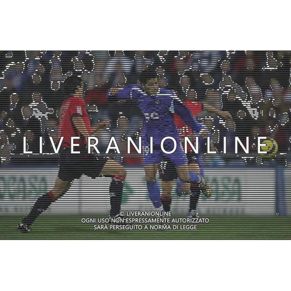Getafe Madrid (SPA) 19-11-2005 liga spagnola 1 division 2005/06 getafe c.f. sad-club atletico osasuna 0:0 nella foto d guiza e javier flano ph marco luzzani/ag aldo liverani s.a.s.