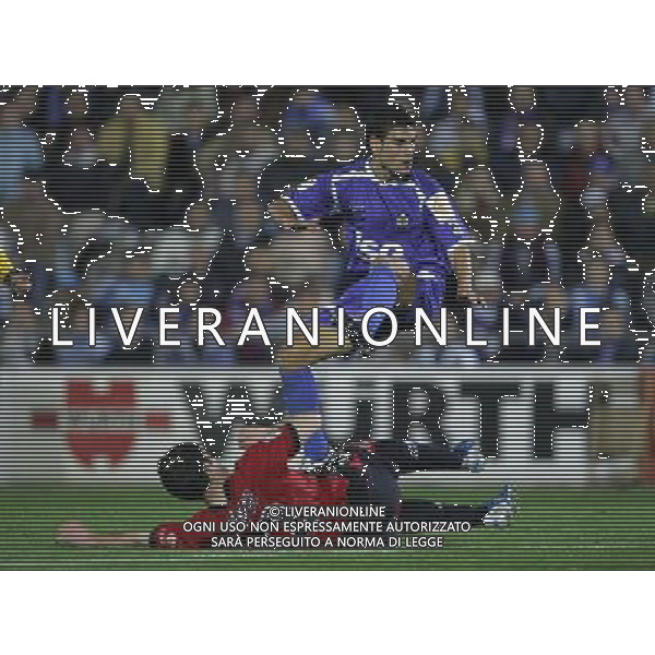 Getafe Madrid (SPA) 19-11-2005 liga spagnola 1 division 2005/06 getafe c.f. sad-club atletico osasuna 0:0 nella foto gavilan e munoz ph marco luzzani/ag aldo liverani s.a.s.