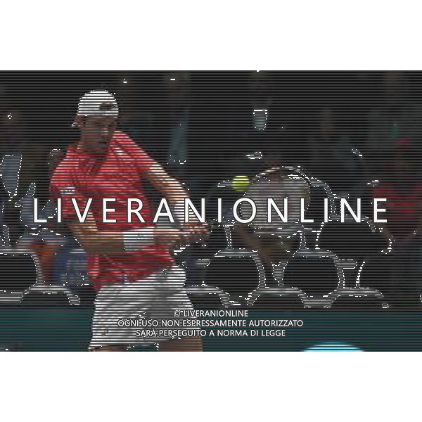 Davis Cup 2023 Unipol Arena 15 Settembre Italia vs Cile Nella foto: Nicolas Jarry ©Andrea Rosito/AGENZIA ALDO LIVERANI SAS