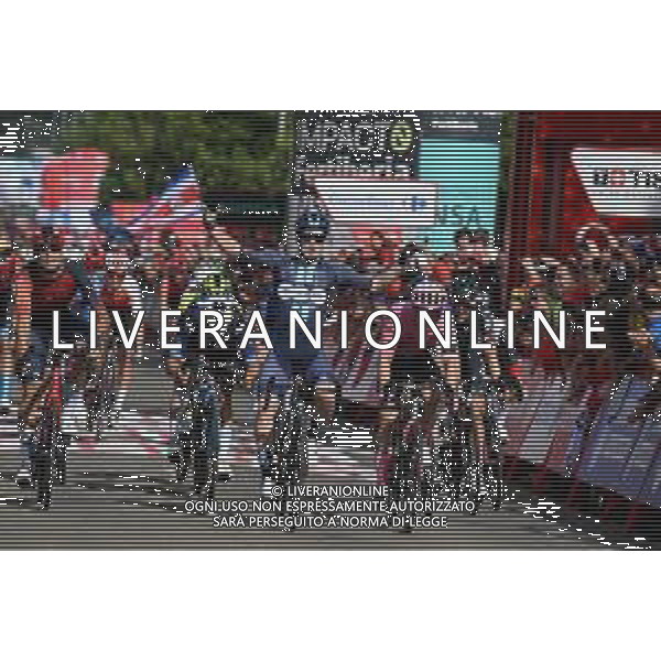 15-09-2023 Vuelta A Espana; Tappa 19 La Baneza - Iscar; 2023, Dsm - Firmenich; 2023, Ineos Grenadiers; 2023, Ef Education - Easypost; Dainese, Alberto; Ganna, Filippo; Van Den Berg, Marijn; Iscar;