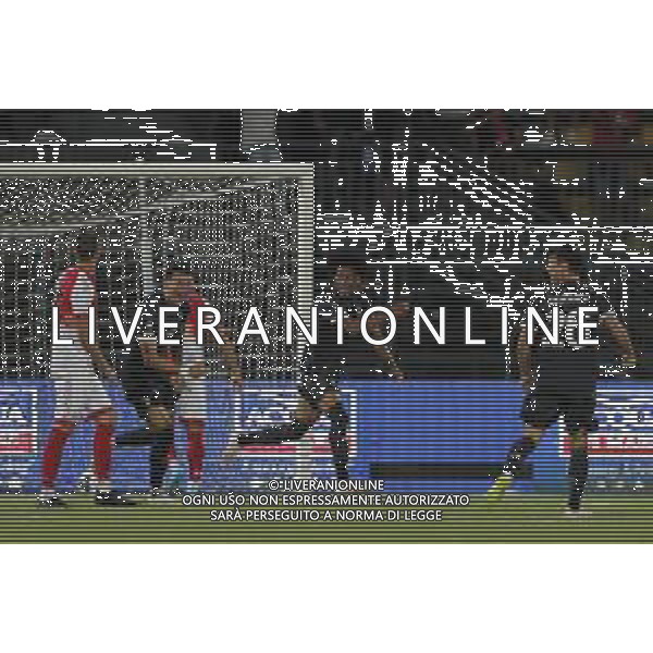 ZCP - 15/09/2023 - Rimini vs Juventus U23 partita di campionato serie C Girone B - nella foto: esultanza Comenencia Livano(Juventus U23)dopo il goal ©Claudio Zamagni/Agenzia Aldo Liverani s.a.s. /AGENZIA ALDO LIVERANI SAS