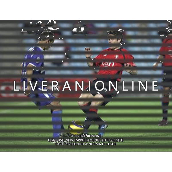 Getafe Madrid (SPA) 19-11-2005 liga spagnola 1 division 2005/06 getafe c.f. sad-club atletico osasuna 0:0 nella foto munoz e pernia ph marco luzzani/ag aldo liverani s.a.s.