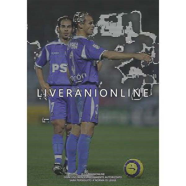 Getafe Madrid (SPA) 19-11-2005 liga spagnola 1 division 2005/06 getafe c.f. sad-club atletico osasuna 0:0 nella foto pernia e mario cotelo ph marco luzzani/ag aldo liverani s.a.s.
