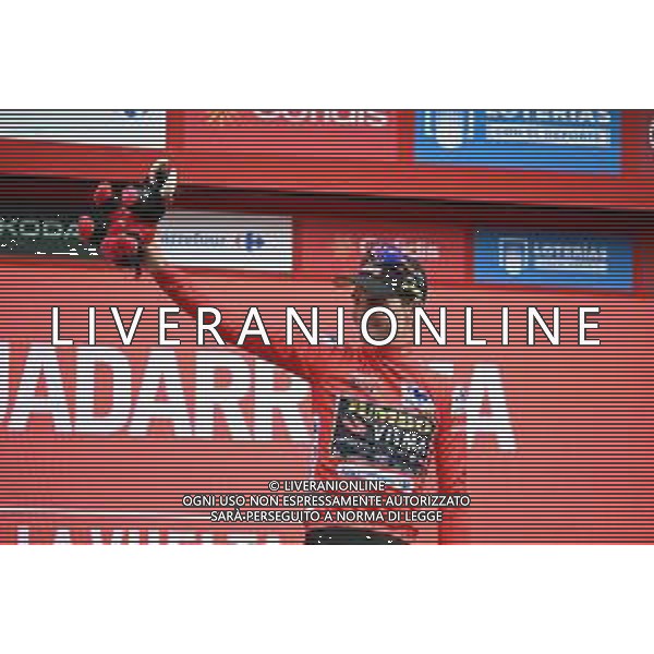 16-09-2023 Vuelta A Espana; Tappa 20 Manzanares El Real - Guadarrama; 2023, Bahrain - Victorious; Kuss, Sepp; Guadarrama; ©SIROTTI/AGENZIA ALDO LIVERANI SAS