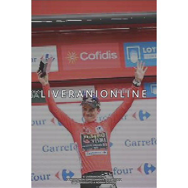 16-09-2023 Vuelta A Espana; Tappa 20 Manzanares El Real - Guadarrama; 2023, Bahrain - Victorious; Kuss, Sepp; Guadarrama; ©SIROTTI/AGENZIA ALDO LIVERANI SAS