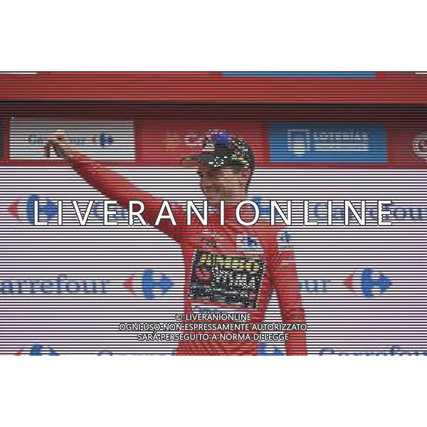 16-09-2023 Vuelta A Espana; Tappa 20 Manzanares El Real - Guadarrama; 2023, Bahrain - Victorious; Kuss, Sepp; Guadarrama; ©SIROTTI/AGENZIA ALDO LIVERANI SAS