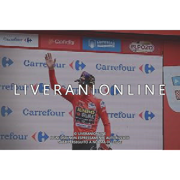 16-09-2023 Vuelta A Espana; Tappa 20 Manzanares El Real - Guadarrama; 2023, Bahrain - Victorious; Kuss, Sepp; Guadarrama; ©SIROTTI/AGENZIA ALDO LIVERANI SAS