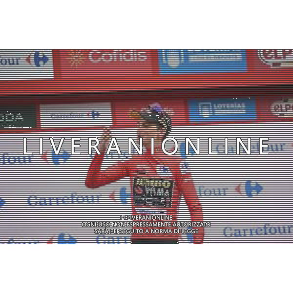 16-09-2023 Vuelta A Espana; Tappa 20 Manzanares El Real - Guadarrama; 2023, Bahrain - Victorious; Kuss, Sepp; Guadarrama; ©SIROTTI/AGENZIA ALDO LIVERANI SAS