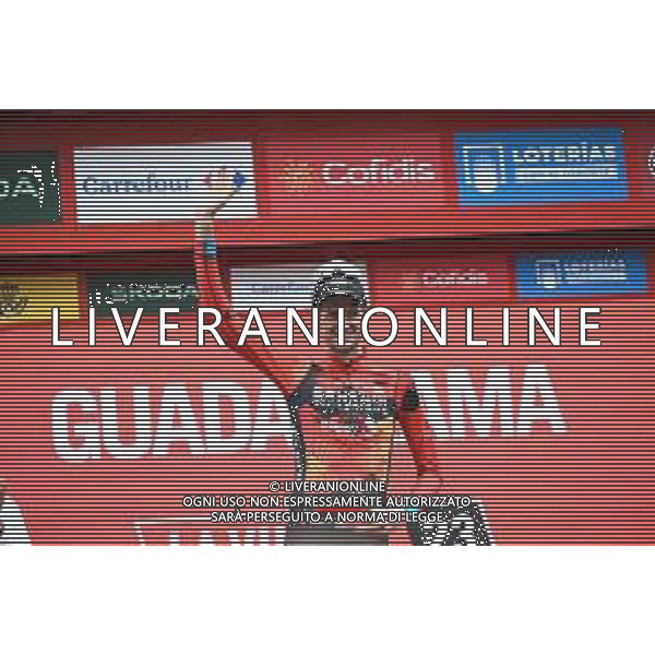 16-09-2023 Vuelta A Espana; Tappa 20 Manzanares El Real - Guadarrama; 2023, Bahrain - Victorious; Poels, Wouter; Guadarrama; ©SIROTTI/AGENZIA ALDO LIVERANI SAS