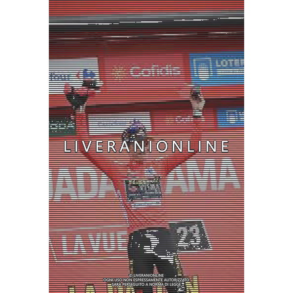16-09-2023 Vuelta A Espana; Tappa 20 Manzanares El Real - Guadarrama; 2023, Bahrain - Victorious; Kuss, Sepp; Guadarrama; ©SIROTTI/AGENZIA ALDO LIVERANI SAS