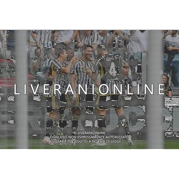 Torino 16.09.2023 Allianz Stadium @Manuela Viganti/Ag. Aldo Liverani sas Juventus vs Lazio Campionato Calcio Serie A TIM 2023/2024 4a giornata Nella foto: esultanza juventus dopo il gol di dusan vlahovic ©Viganti/AGENZIA ALDO LIVERANI SAS