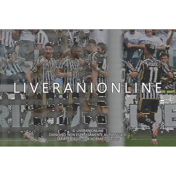 Torino 16.09.2023 Allianz Stadium @Manuela Viganti/Ag. Aldo Liverani sas Juventus vs Lazio Campionato Calcio Serie A TIM 2023/2024 4a giornata Nella foto: esultanza juventus dopo il gol di dusan vlahovic ©Viganti/AGENZIA ALDO LIVERANI SAS