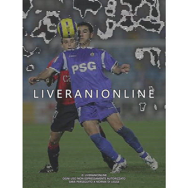 Getafe Madrid (SPA) 19-11-2005 liga spagnola 1 division 2005/06 getafe c.f. sad-club atletico osasuna 0:0 nella foto riki e javier flano ph marco luzzani/ag aldo liverani s.a.s.