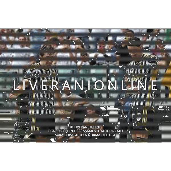 Torino 16.09.2023 Allianz Stadium @Manuela Viganti/Ag. Aldo Liverani sas Juventus vs Lazio Campionato Calcio Serie A TIM 2023/2024 4a giornata Nella foto: esultanza dusan vlahovic e fedrico chiesa dopo il gol ©Viganti/AGENZIA ALDO LIVERANI SAS