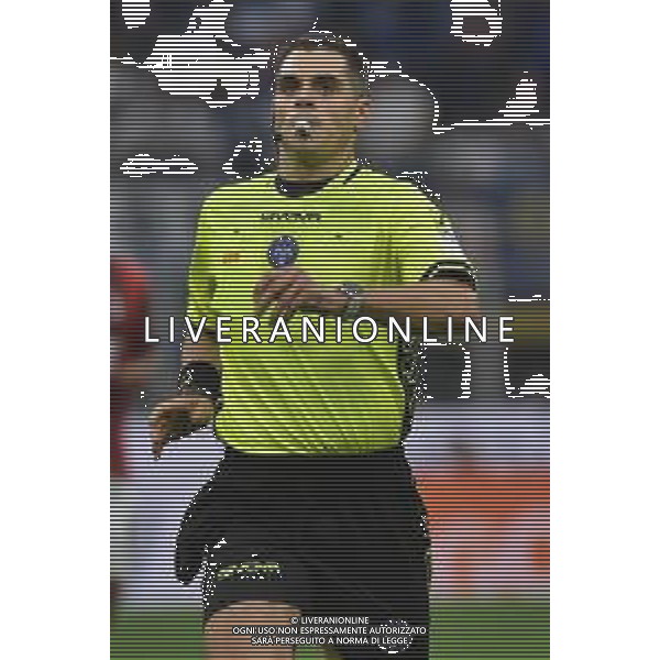 Inter vs Milan nella foto l\'arbitro Simone Sozza di Seregno (MB) Milano 16-09-2023 Stadio Giuseppe Meazza - San Siro Campionato Serie A TIM - 4a giornata foto Roberto Garavaglia/ag. Aldo Liverani sas/AGENZIA ALDO LIVERANI SAS