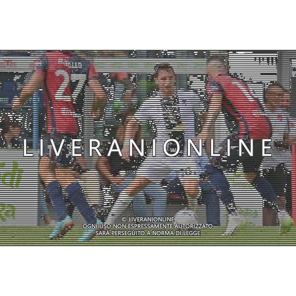 17-9-2023. Cagliari calcio-Udinese calcio. 4° giornata campionato calcio italiano Serie A 2023/2024, Stadio Unipol Domus Cagliari. Foto Salvatore Moi/Agenzia Aldo Liverani s.a.s. Nella foto:Florian Thauvin Udinese, Alessandro Deiola Cagliari ©MOI SALVATORE/AGENZIA ALDO LIVERANI SAS