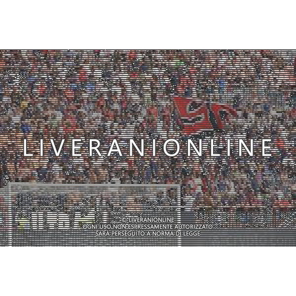 17-9-2023. Cagliari calcio-Udinese calcio. 4° giornata campionato calcio italiano Serie A 2023/2024, Stadio Unipol Domus Cagliari. Foto Salvatore Moi/Agenzia Aldo Liverani s.a.s. Nella foto: Sconvolts, tifosi del Cagliari in casa, nella curva nord dello stadio Unipol Domus di Cagliari ©MOI SALVATORE/AGENZIA ALDO LIVERANI SAS