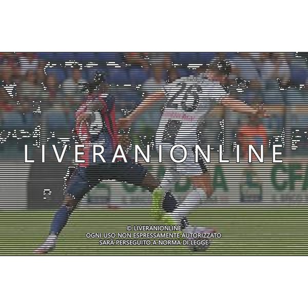 17-9-2023. Cagliari calcio-Udinese calcio. 4° giornata campionato calcio italiano Serie A 2023/2024, Stadio Unipol Domus Cagliari. Foto Salvatore Moi/Agenzia Aldo Liverani s.a.s. Nella foto: Antoine Makoumbou Cagliari, Florian Thauvin Udinese ©MOI SALVATORE/AGENZIA ALDO LIVERANI SAS