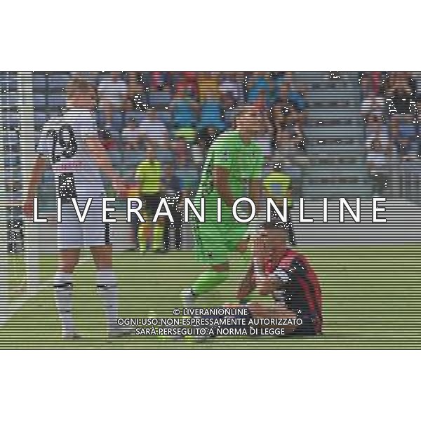 17-9-2023. Cagliari calcio-Udinese calcio. 4° giornata campionato calcio italiano Serie A 2023/2024, Stadio Unipol Domus Cagliari. Foto Salvatore Moi/Agenzia Aldo Liverani s.a.s. Nella foto:Alessandro Deiola Cagliari, Marco Silvestri Udinese, Enzo Ebosse Udinese ©MOI SALVATORE/AGENZIA ALDO LIVERANI SAS