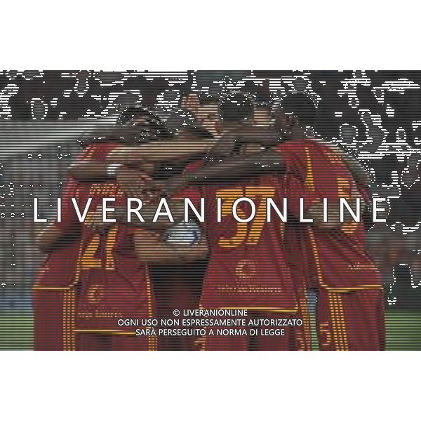 Roma vs Empoli - Campionato Serie A - 4 giornata - Stadio Olimpico - Roma 16-09-2023 nella foto Esultanza dopo il gol su Rigore di paulo Dybala ©Federico Gaetano/AGENZIA ALDO LIVERANI SAS