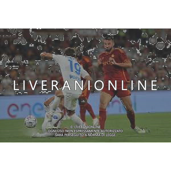 Roma vs Empoli - Campionato Serie A - 4 giornata - Stadio Olimpico - Roma 16-09-2023 nella foto Gol Bryan Cristante ©Federico Gaetano/AGENZIA ALDO LIVERANI SAS