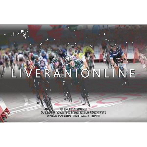 17-09-2023 Vuelta A Espana; Tappa 21 Hipodromo De La Zarzuela - Madrid; 2023, Alpecin - Deceuninck; 2023, Ineos Grenadiers; Groves, Kaden; Ganna, Filippo; Madrid; ©SIROTTI/AGENZIA ALDO LIVERANI SAS