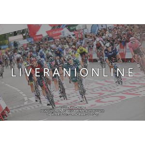 17-09-2023 Vuelta A Espana; Tappa 21 Hipodromo De La Zarzuela - Madrid; 2023, Alpecin - Deceuninck; 2023, Ineos Grenadiers; Groves, Kaden; Ganna, Filippo; Madrid; ©SIROTTI/AGENZIA ALDO LIVERANI SAS