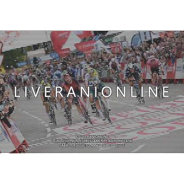 17-09-2023 Vuelta A Espana; Tappa 21 Hipodromo De La Zarzuela - Madrid; 2023, Alpecin - Deceuninck; 2023, Ineos Grenadiers; Groves, Kaden; Ganna, Filippo; Madrid; ©SIROTTI/AGENZIA ALDO LIVERANI SAS