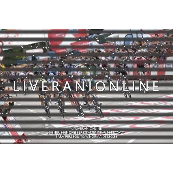 17-09-2023 Vuelta A Espana; Tappa 21 Hipodromo De La Zarzuela - Madrid; 2023, Alpecin - Deceuninck; 2023, Ineos Grenadiers; Groves, Kaden; Ganna, Filippo; Madrid; ©SIROTTI/AGENZIA ALDO LIVERANI SAS
