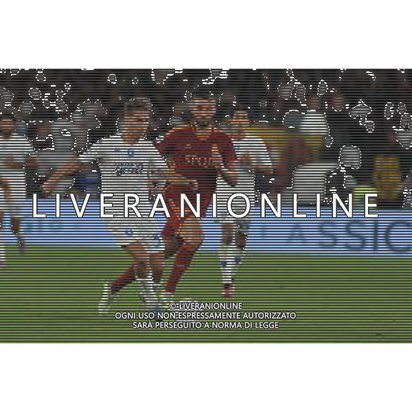 Roma vs Empoli - Campionato Serie A - 4 giornata - Stadio Olimpico - Roma 16-09-2023 nella foto Baldanzi e Cristante ©Federico Gaetano/AGENZIA ALDO LIVERANI SAS