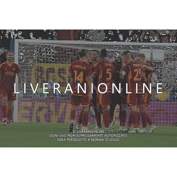 Roma vs Empoli - Campionato Serie A - 4 giornata - Stadio Olimpico - Roma 16-09-2023 nella foto Esultanza Roma ©Federico Gaetano/AGENZIA ALDO LIVERANI SAS