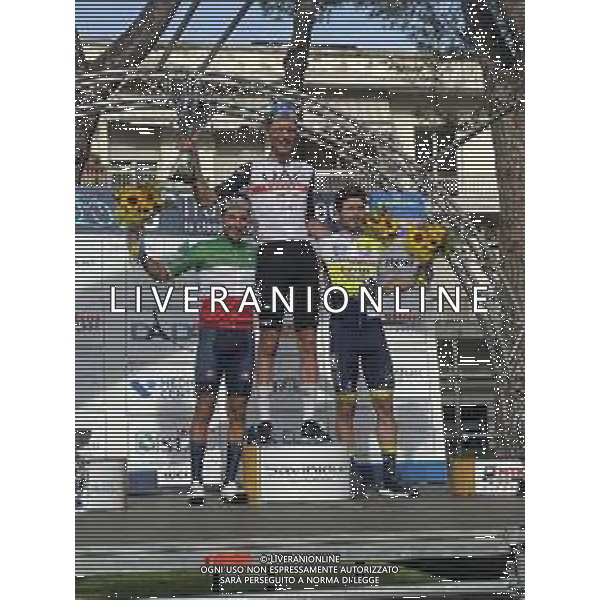 17-09-2023 Trofeo Matteotti; 2023, Uae Emirates; 2023, Astana Qazaqstan; 2023, Intermarche - Circus Wanty; Bax, Sjoerd; Velasco, Simone; Rota, Lorenzo; Pescara; ©SIROTTI/AGENZIA ALDO LIVERANI SAS