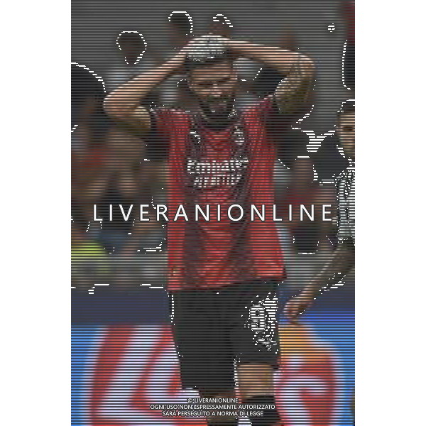 Milan vs Newcastle United nella foto Olivier Giroud (Milan) Milano 19-09-2023 Stadio Giuseppe Meazza - San Siro UEFA Champions League fase a gironi 1a giornata - Gruppo F foto Roberto Garavaglia/ag. Aldo Liverani sas/AGENZIA ALDO LIVERANI SAS