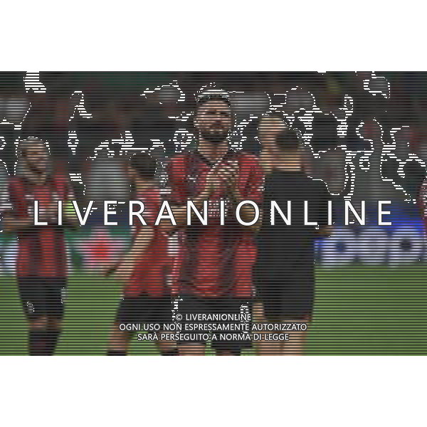 Milan vs Newcastle United nella foto Olivier Giroud (Milan) Milano 19-09-2023 Stadio Giuseppe Meazza - San Siro UEFA Champions League fase a gironi 1a giornata - Gruppo F foto Roberto Garavaglia/ag. Aldo Liverani sas/AGENZIA ALDO LIVERANI SAS