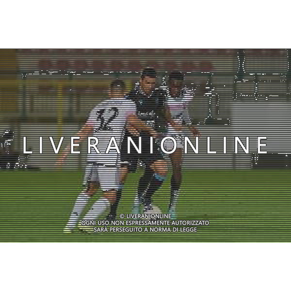 Alessandria 19.09.2023 Stadio Giuseppe Moccagatta @Manuela Viganti/Ag. Aldo Liverani sas Juventus Next Gen vs Spal Campionato Calcio Serie C Girone B 2023/2024 4a giornata Nella foto: matteo buscagin e dikeni salifou ©Viganti/AGENZIA ALDO LIVERANI SAS