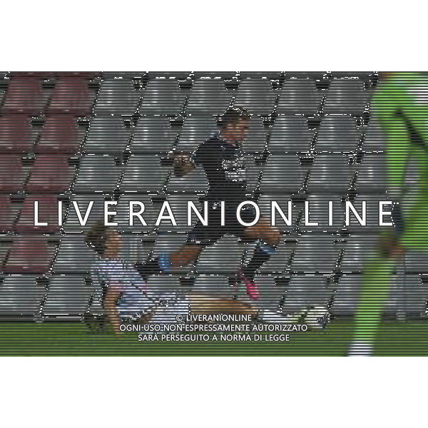 Alessandria 19.09.2023 Stadio Giuseppe Moccagatta @Manuela Viganti/Ag. Aldo Liverani sas Juventus Next Gen vs Spal Campionato Calcio Serie C Girone B 2023/2024 4a giornata Nella foto: alessandro tripaldelli e deanhujsen ©Viganti/AGENZIA ALDO LIVERANI SAS