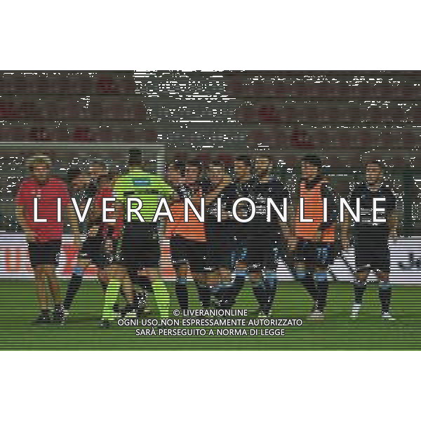 Alessandria 19.09.2023 Stadio Giuseppe Moccagatta @Manuela Viganti/Ag. Aldo Liverani sas Juventus Next Gen vs Spal Campionato Calcio Serie C Girone B 2023/2024 4a giornata Nella foto: esultanza spal dopo il gol di marco bertini ©Viganti/AGENZIA ALDO LIVERANI SAS