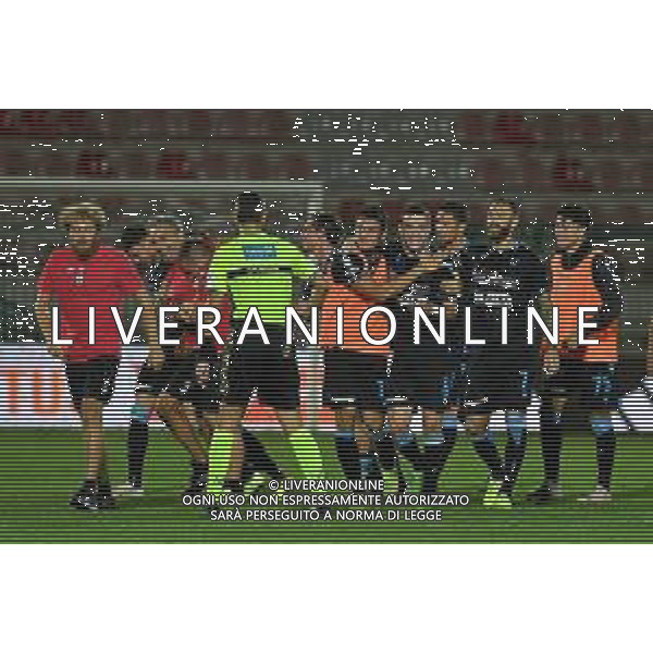 Alessandria 19.09.2023 Stadio Giuseppe Moccagatta @Manuela Viganti/Ag. Aldo Liverani sas Juventus Next Gen vs Spal Campionato Calcio Serie C Girone B 2023/2024 4a giornata Nella foto: esultanza spal dopo il gol di marco bertini ©Viganti/AGENZIA ALDO LIVERANI SAS