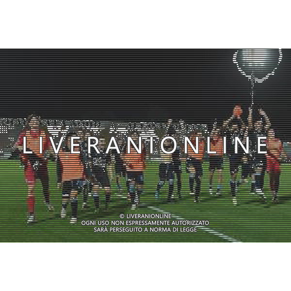 Alessandria 19.09.2023 Stadio Giuseppe Moccagatta @Manuela Viganti/Ag. Aldo Liverani sas Juventus Next Gen vs Spal Campionato Calcio Serie C Girone B 2023/2024 4a giornata Nella foto: festa finale spal ©Viganti/AGENZIA ALDO LIVERANI SAS