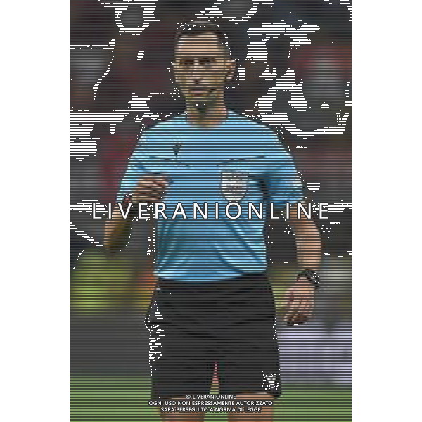 Milan vs Newcastle United nella foto l\'arbitro Jose\' Maria Sanchez (SPA) Milano 19-09-2023 Stadio Giuseppe Meazza - San Siro UEFA Champions League fase a gironi 1a giornata - Gruppo F foto Roberto Garavaglia/ag. Aldo Liverani sas/AGENZIA ALDO LIVERANI SAS