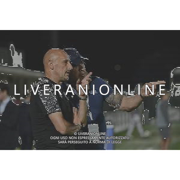 Alessandria 19.09.2023 Stadio Giuseppe Moccagatta @Manuela Viganti/Ag. Aldo Liverani sas Juventus Next Gen vs Spal Campionato Calcio Serie C Girone B 2023/2024 4a giornata Nella foto: joseph tacopina presidente della spal e domenico di carlo ©Viganti/AGENZIA ALDO LIVERANI SAS