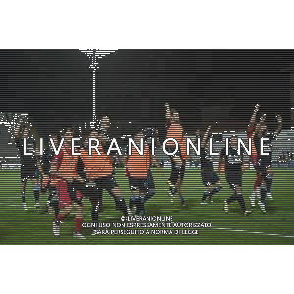Alessandria 19.09.2023 Stadio Giuseppe Moccagatta @Manuela Viganti/Ag. Aldo Liverani sas Juventus Next Gen vs Spal Campionato Calcio Serie C Girone B 2023/2024 4a giornata Nella foto: festa spal a fine gara ©Viganti/AGENZIA ALDO LIVERANI SAS