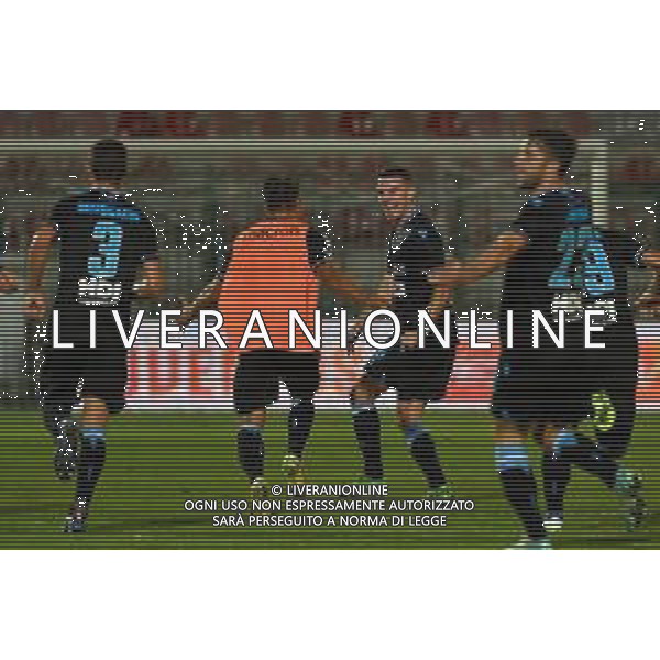 Alessandria 19.09.2023 Stadio Giuseppe Moccagatta @Manuela Viganti/Ag. Aldo Liverani sas Juventus Next Gen vs Spal Campionato Calcio Serie C Girone B 2023/2024 4a giornata Nella foto: esultanza spal dopo il gol di marco bertini ©Viganti/AGENZIA ALDO LIVERANI SAS
