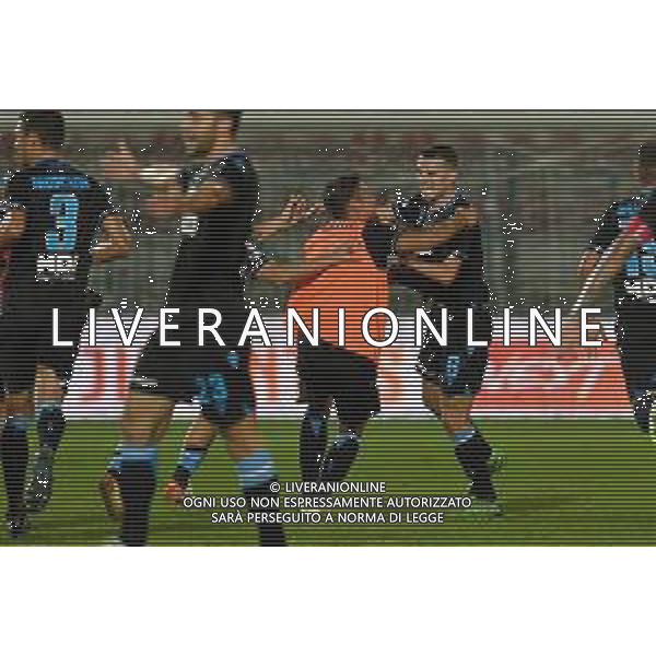 Alessandria 19.09.2023 Stadio Giuseppe Moccagatta @Manuela Viganti/Ag. Aldo Liverani sas Juventus Next Gen vs Spal Campionato Calcio Serie C Girone B 2023/2024 4a giornata Nella foto: esultanza spal dopo il gol di marco bertini ©Viganti/AGENZIA ALDO LIVERANI SAS