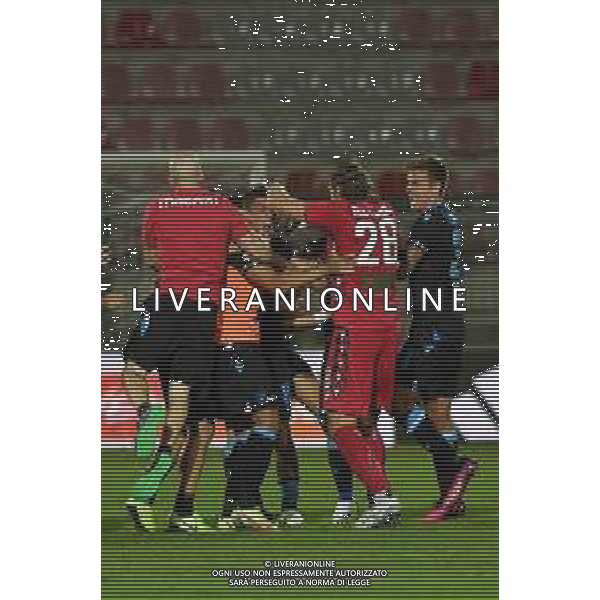 Alessandria 19.09.2023 Stadio Giuseppe Moccagatta @Manuela Viganti/Ag. Aldo Liverani sas Juventus Next Gen vs Spal Campionato Calcio Serie C Girone B 2023/2024 4a giornata Nella foto: esultanza spal dopo il gol di marco bertini ©Viganti/AGENZIA ALDO LIVERANI SAS