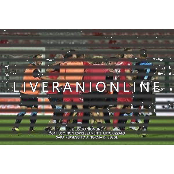 Alessandria 19.09.2023 Stadio Giuseppe Moccagatta @Manuela Viganti/Ag. Aldo Liverani sas Juventus Next Gen vs Spal Campionato Calcio Serie C Girone B 2023/2024 4a giornata Nella foto: esultanza spal dopo il gol di marco bertini ©Viganti/AGENZIA ALDO LIVERANI SAS