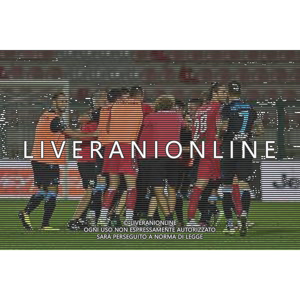 Alessandria 19.09.2023 Stadio Giuseppe Moccagatta @Manuela Viganti/Ag. Aldo Liverani sas Juventus Next Gen vs Spal Campionato Calcio Serie C Girone B 2023/2024 4a giornata Nella foto: esultanza spal dopo il gol di marco bertini ©Viganti/AGENZIA ALDO LIVERANI SAS