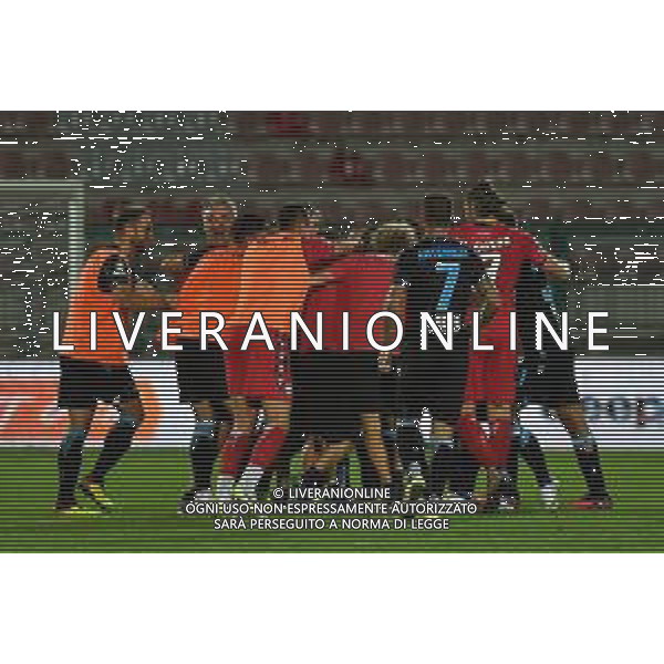 Alessandria 19.09.2023 Stadio Giuseppe Moccagatta @Manuela Viganti/Ag. Aldo Liverani sas Juventus Next Gen vs Spal Campionato Calcio Serie C Girone B 2023/2024 4a giornata Nella foto: esultanza spal dopo il gol di marco bertini ©Viganti/AGENZIA ALDO LIVERANI SAS